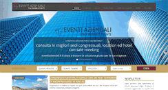 Desktop Screenshot of eventiaziendali.it