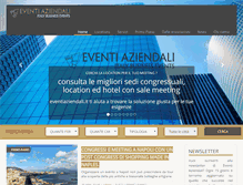 Tablet Screenshot of eventiaziendali.it